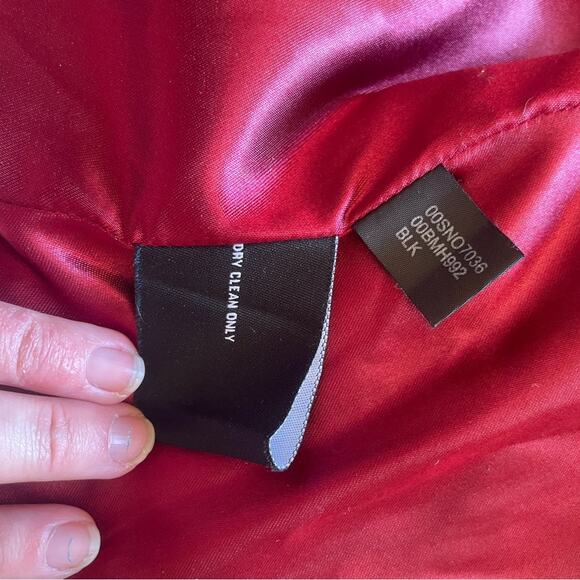 VTG Black Rivet Retro Hounds Tooth Wool Blend Jacket Black & White Large - Picture 9 of 14